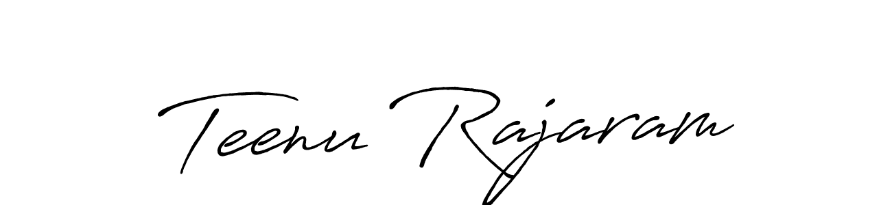 Also we have Teenu Rajaram name is the best signature style. Create professional handwritten signature collection using Antro_Vectra_Bolder autograph style. Teenu Rajaram signature style 7 images and pictures png