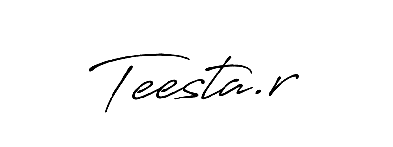 Once you've used our free online signature maker to create your best signature Antro_Vectra_Bolder style, it's time to enjoy all of the benefits that Teesta.r name signing documents. Teesta.r signature style 7 images and pictures png