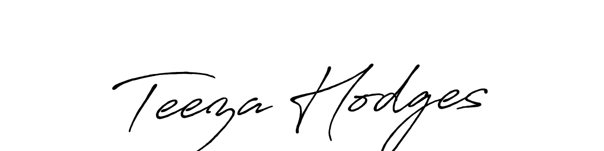 Antro_Vectra_Bolder is a professional signature style that is perfect for those who want to add a touch of class to their signature. It is also a great choice for those who want to make their signature more unique. Get Teeza Hodges name to fancy signature for free. Teeza Hodges signature style 7 images and pictures png