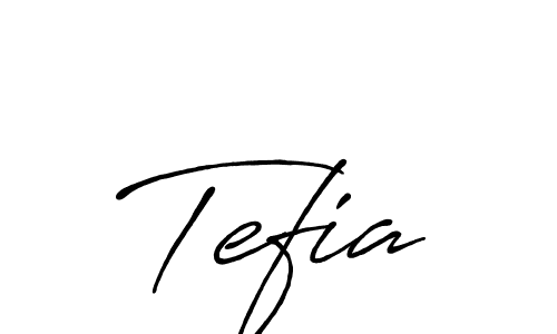 Antro_Vectra_Bolder is a professional signature style that is perfect for those who want to add a touch of class to their signature. It is also a great choice for those who want to make their signature more unique. Get Tefia name to fancy signature for free. Tefia signature style 7 images and pictures png