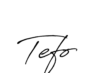 Make a beautiful signature design for name Tefo. Use this online signature maker to create a handwritten signature for free. Tefo signature style 7 images and pictures png