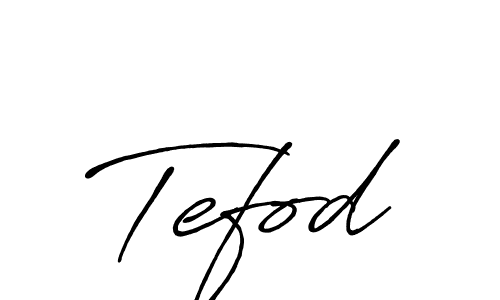 How to make Tefod signature? Antro_Vectra_Bolder is a professional autograph style. Create handwritten signature for Tefod name. Tefod signature style 7 images and pictures png