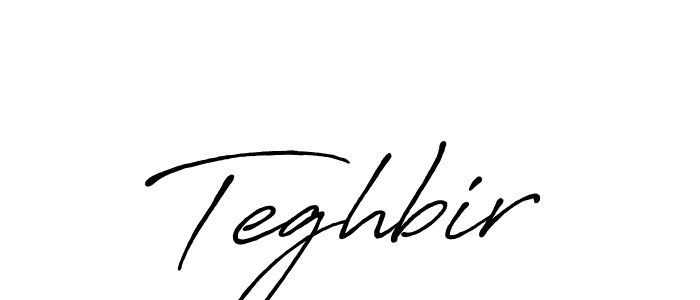 Teghbir stylish signature style. Best Handwritten Sign (Antro_Vectra_Bolder) for my name. Handwritten Signature Collection Ideas for my name Teghbir. Teghbir signature style 7 images and pictures png