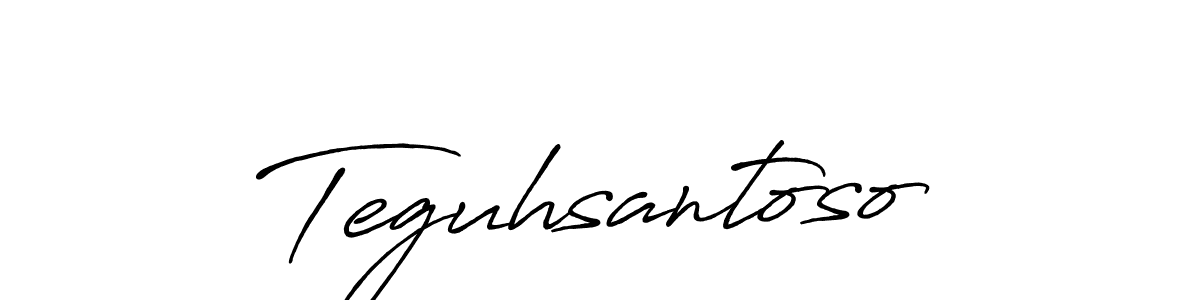 You can use this online signature creator to create a handwritten signature for the name Teguhsantoso. This is the best online autograph maker. Teguhsantoso signature style 7 images and pictures png
