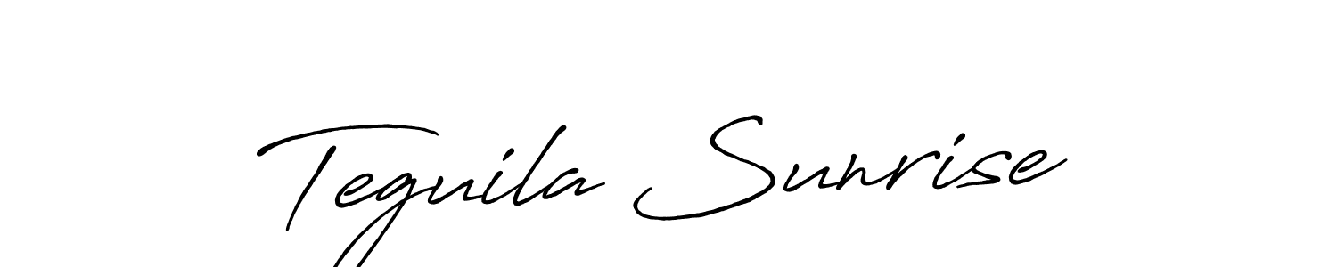 Also we have Teguila Sunrise name is the best signature style. Create professional handwritten signature collection using Antro_Vectra_Bolder autograph style. Teguila Sunrise signature style 7 images and pictures png