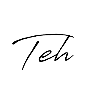 The best way (Antro_Vectra_Bolder) to make a short signature is to pick only two or three words in your name. The name Teh include a total of six letters. For converting this name. Teh signature style 7 images and pictures png