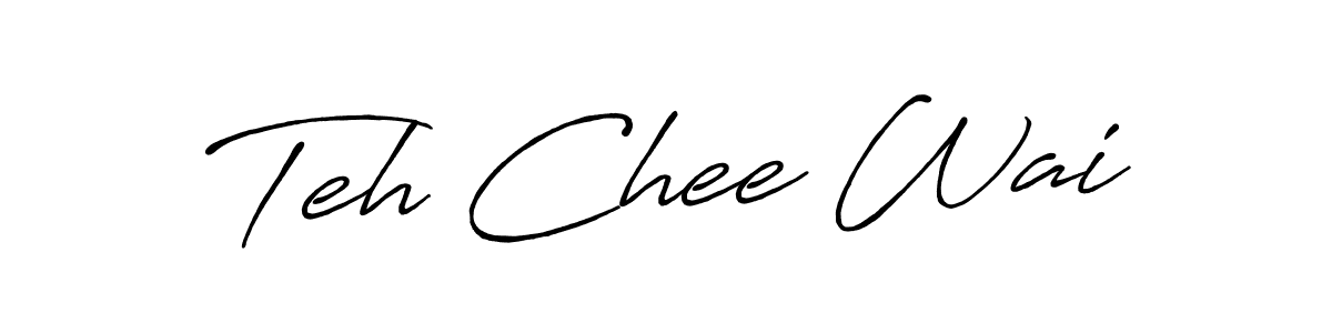 It looks lik you need a new signature style for name Teh Chee Wai. Design unique handwritten (Antro_Vectra_Bolder) signature with our free signature maker in just a few clicks. Teh Chee Wai signature style 7 images and pictures png