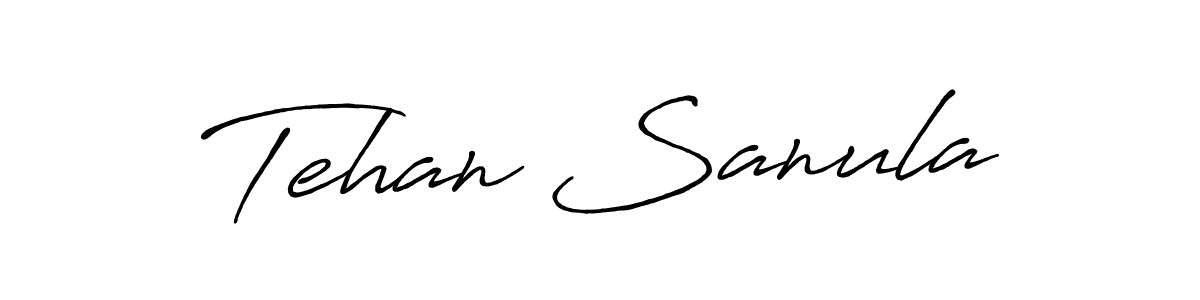 Design your own signature with our free online signature maker. With this signature software, you can create a handwritten (Antro_Vectra_Bolder) signature for name Tehan Sanula. Tehan Sanula signature style 7 images and pictures png