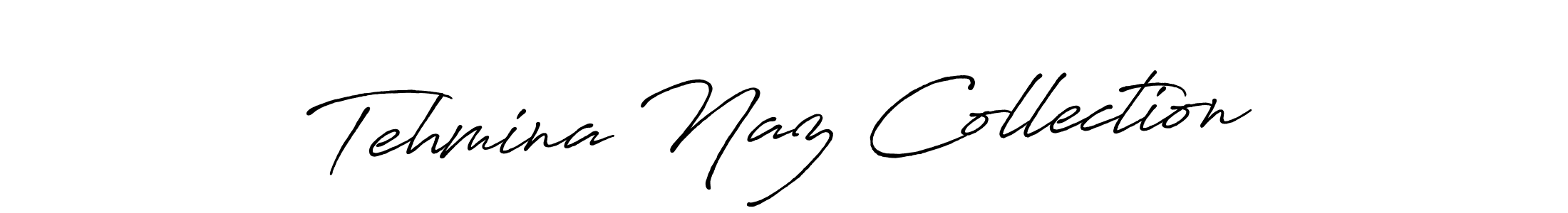 Use a signature maker to create a handwritten signature online. With this signature software, you can design (Antro_Vectra_Bolder) your own signature for name Tehmina Naz Collection. Tehmina Naz Collection signature style 7 images and pictures png