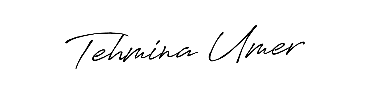 Create a beautiful signature design for name Tehmina Umer. With this signature (Antro_Vectra_Bolder) fonts, you can make a handwritten signature for free. Tehmina Umer signature style 7 images and pictures png