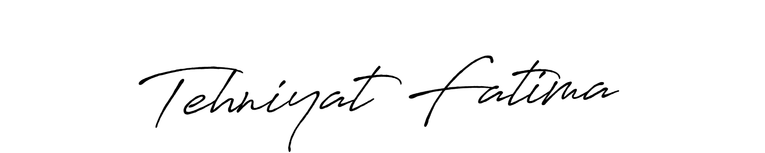 Use a signature maker to create a handwritten signature online. With this signature software, you can design (Antro_Vectra_Bolder) your own signature for name Tehniyat Fatima. Tehniyat Fatima signature style 7 images and pictures png