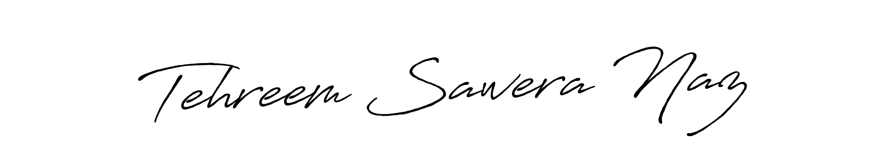 Make a beautiful signature design for name Tehreem Sawera Naz. Use this online signature maker to create a handwritten signature for free. Tehreem Sawera Naz signature style 7 images and pictures png