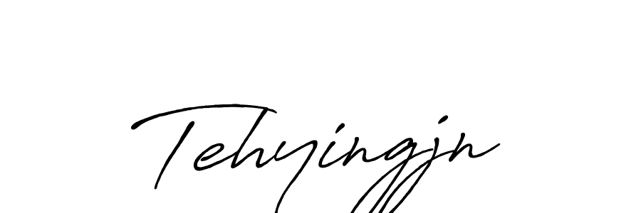 How to make Tehyingjn signature? Antro_Vectra_Bolder is a professional autograph style. Create handwritten signature for Tehyingjn name. Tehyingjn signature style 7 images and pictures png