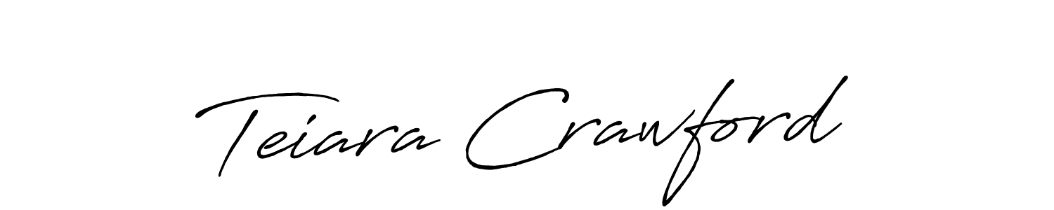Make a beautiful signature design for name Teiara Crawford. Use this online signature maker to create a handwritten signature for free. Teiara Crawford signature style 7 images and pictures png