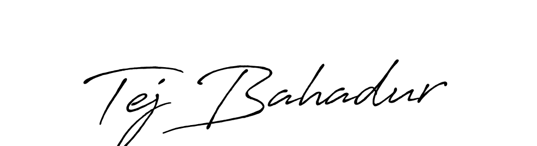 How to Draw Tej Bahadur signature style? Antro_Vectra_Bolder is a latest design signature styles for name Tej Bahadur. Tej Bahadur signature style 7 images and pictures png