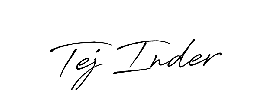 Make a beautiful signature design for name Tej Inder. Use this online signature maker to create a handwritten signature for free. Tej Inder signature style 7 images and pictures png