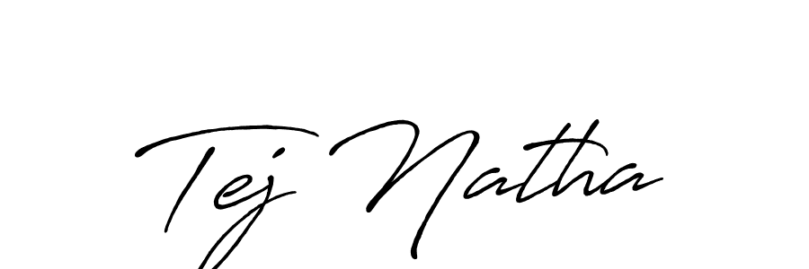 This is the best signature style for the Tej Natha name. Also you like these signature font (Antro_Vectra_Bolder). Mix name signature. Tej Natha signature style 7 images and pictures png