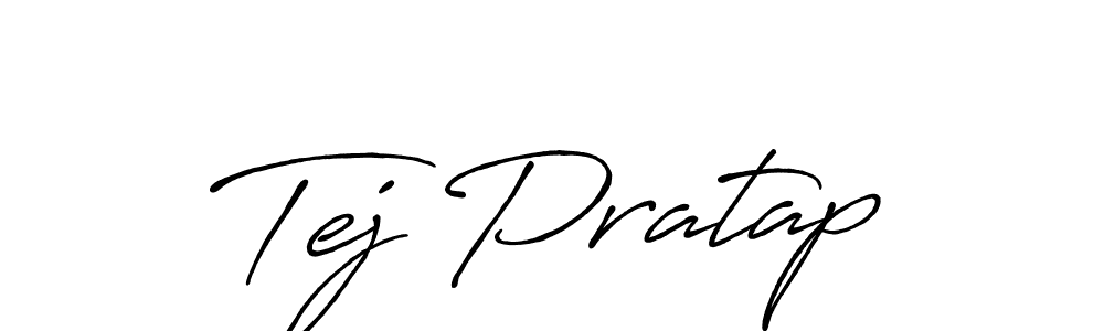 Design your own signature with our free online signature maker. With this signature software, you can create a handwritten (Antro_Vectra_Bolder) signature for name Tej Pratap. Tej Pratap signature style 7 images and pictures png