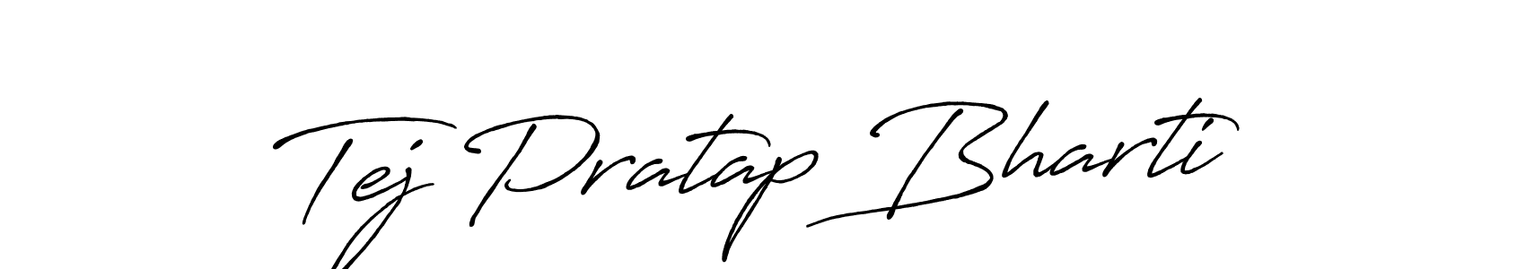 You should practise on your own different ways (Antro_Vectra_Bolder) to write your name (Tej Pratap Bharti) in signature. don't let someone else do it for you. Tej Pratap Bharti signature style 7 images and pictures png