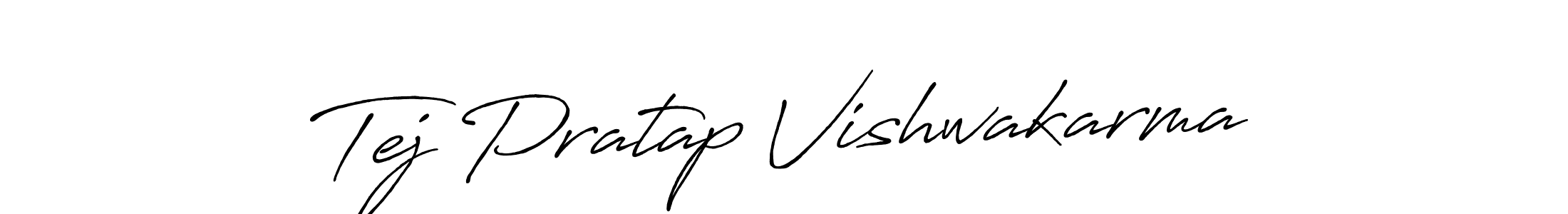 Use a signature maker to create a handwritten signature online. With this signature software, you can design (Antro_Vectra_Bolder) your own signature for name Tej Pratap Vishwakarma. Tej Pratap Vishwakarma signature style 7 images and pictures png