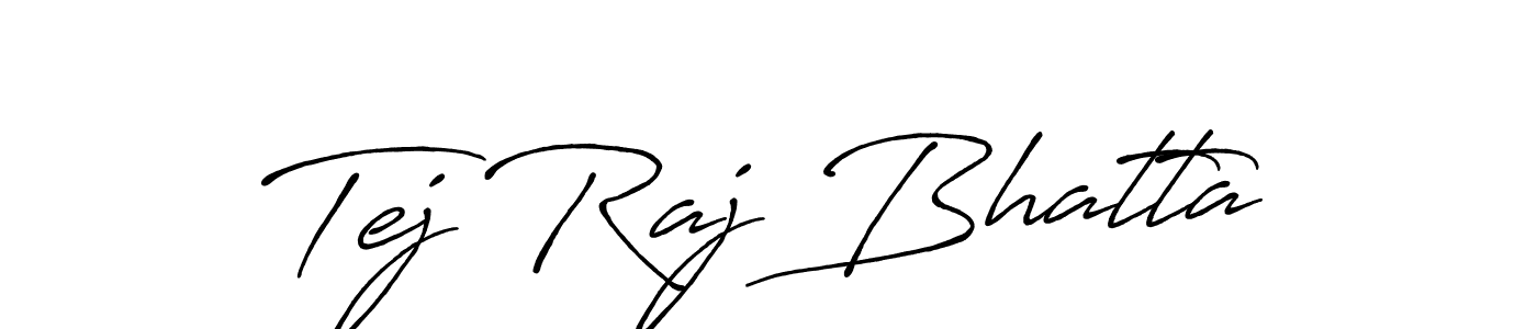 Also we have Tej Raj Bhatta name is the best signature style. Create professional handwritten signature collection using Antro_Vectra_Bolder autograph style. Tej Raj Bhatta signature style 7 images and pictures png