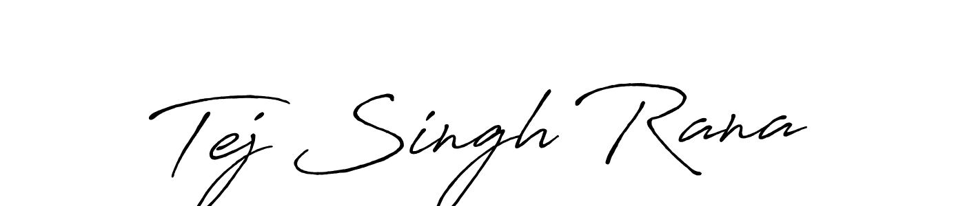 Use a signature maker to create a handwritten signature online. With this signature software, you can design (Antro_Vectra_Bolder) your own signature for name Tej Singh Rana. Tej Singh Rana signature style 7 images and pictures png