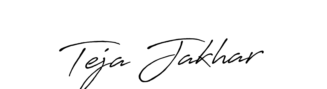 It looks lik you need a new signature style for name Teja Jakhar. Design unique handwritten (Antro_Vectra_Bolder) signature with our free signature maker in just a few clicks. Teja Jakhar signature style 7 images and pictures png