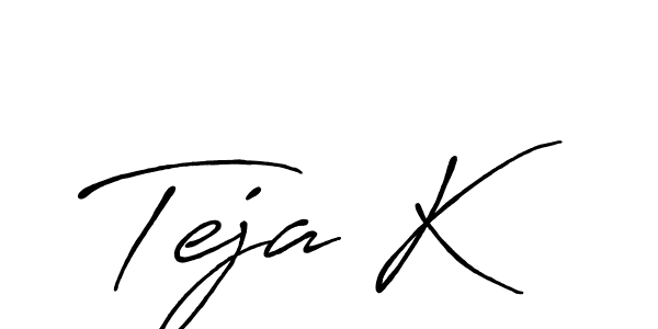 Make a short Teja K signature style. Manage your documents anywhere anytime using Antro_Vectra_Bolder. Create and add eSignatures, submit forms, share and send files easily. Teja K signature style 7 images and pictures png