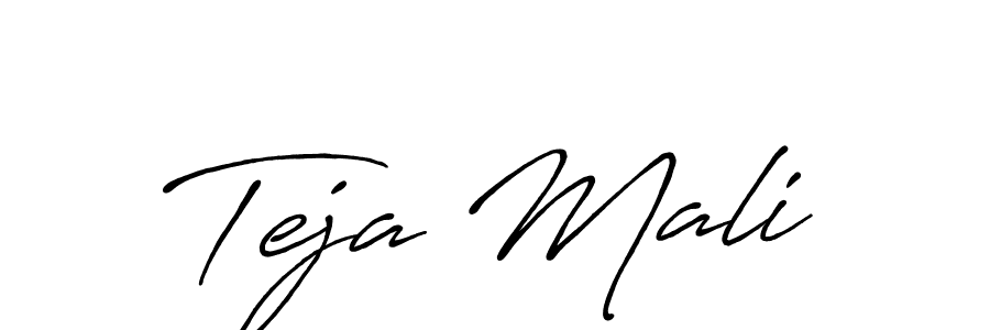 Also we have Teja Mali name is the best signature style. Create professional handwritten signature collection using Antro_Vectra_Bolder autograph style. Teja Mali signature style 7 images and pictures png