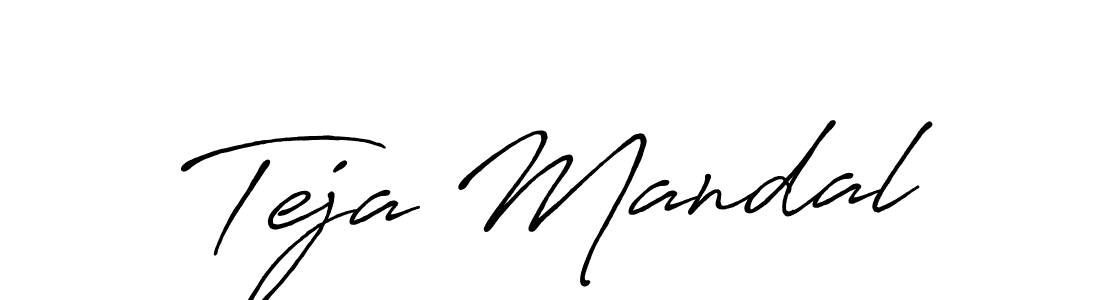 The best way (Antro_Vectra_Bolder) to make a short signature is to pick only two or three words in your name. The name Teja Mandal include a total of six letters. For converting this name. Teja Mandal signature style 7 images and pictures png