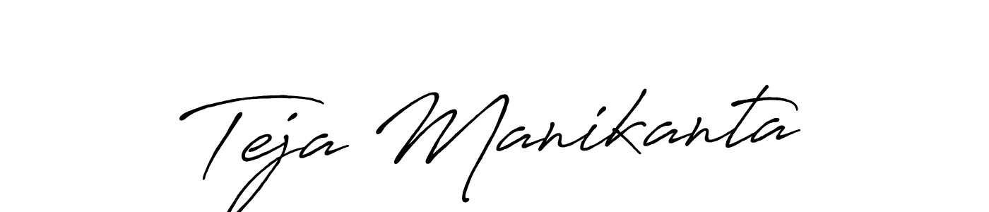 This is the best signature style for the Teja Manikanta name. Also you like these signature font (Antro_Vectra_Bolder). Mix name signature. Teja Manikanta signature style 7 images and pictures png