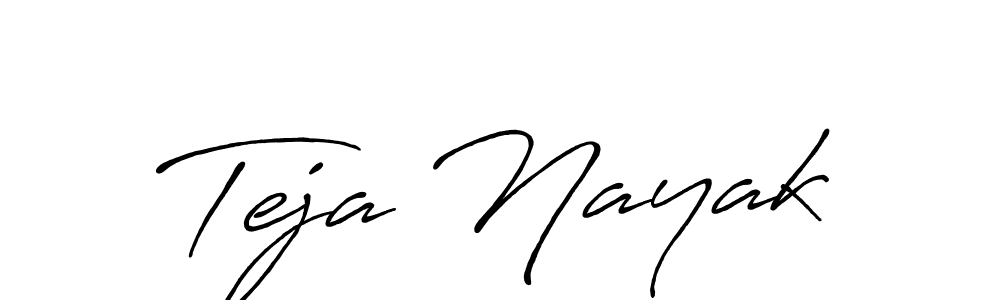 It looks lik you need a new signature style for name Teja Nayak. Design unique handwritten (Antro_Vectra_Bolder) signature with our free signature maker in just a few clicks. Teja Nayak signature style 7 images and pictures png