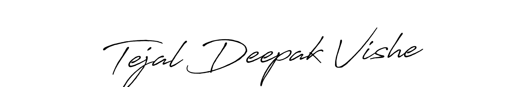 This is the best signature style for the Tejal Deepak Vishe name. Also you like these signature font (Antro_Vectra_Bolder). Mix name signature. Tejal Deepak Vishe signature style 7 images and pictures png
