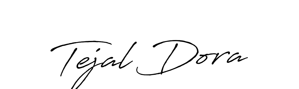 Also You can easily find your signature by using the search form. We will create Tejal Dora name handwritten signature images for you free of cost using Antro_Vectra_Bolder sign style. Tejal Dora signature style 7 images and pictures png