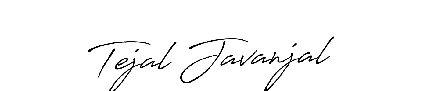 Make a short Tejal Javanjal signature style. Manage your documents anywhere anytime using Antro_Vectra_Bolder. Create and add eSignatures, submit forms, share and send files easily. Tejal Javanjal signature style 7 images and pictures png