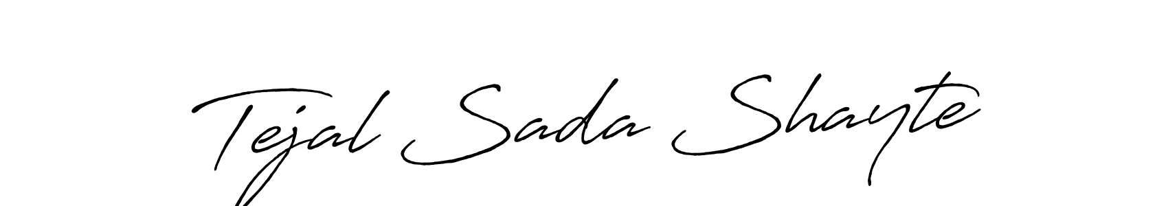 Make a short Tejal Sada Shayte signature style. Manage your documents anywhere anytime using Antro_Vectra_Bolder. Create and add eSignatures, submit forms, share and send files easily. Tejal Sada Shayte signature style 7 images and pictures png