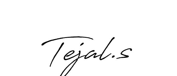 Also we have Tejal.s name is the best signature style. Create professional handwritten signature collection using Antro_Vectra_Bolder autograph style. Tejal.s signature style 7 images and pictures png