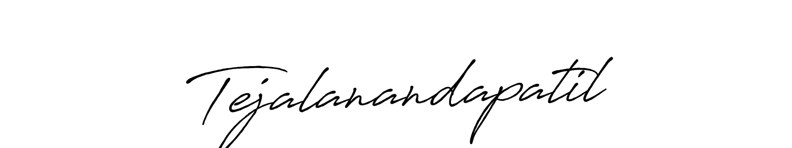 The best way (Antro_Vectra_Bolder) to make a short signature is to pick only two or three words in your name. The name Tejalanandapatil include a total of six letters. For converting this name. Tejalanandapatil signature style 7 images and pictures png
