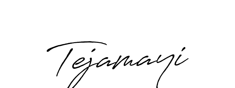 Also You can easily find your signature by using the search form. We will create Tejamayi name handwritten signature images for you free of cost using Antro_Vectra_Bolder sign style. Tejamayi signature style 7 images and pictures png