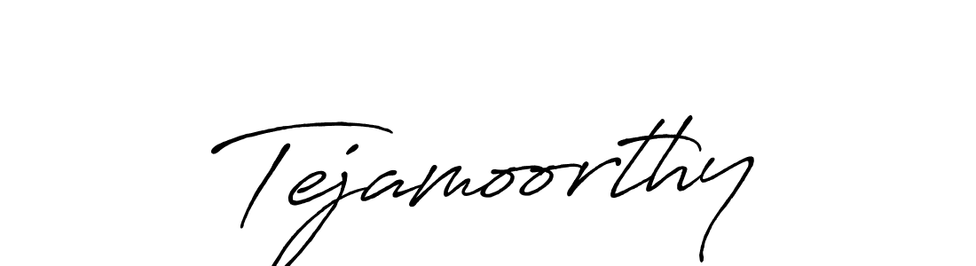 You should practise on your own different ways (Antro_Vectra_Bolder) to write your name (Tejamoorthy) in signature. don't let someone else do it for you. Tejamoorthy signature style 7 images and pictures png