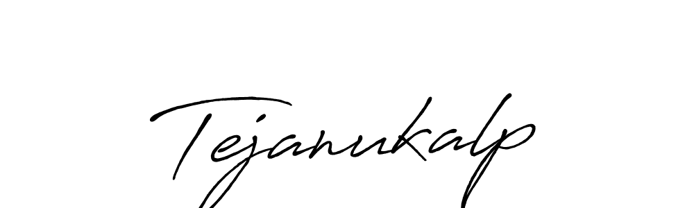 How to make Tejanukalp signature? Antro_Vectra_Bolder is a professional autograph style. Create handwritten signature for Tejanukalp name. Tejanukalp signature style 7 images and pictures png