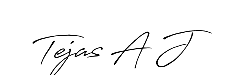 Make a beautiful signature design for name Tejas A J. Use this online signature maker to create a handwritten signature for free. Tejas A J signature style 7 images and pictures png