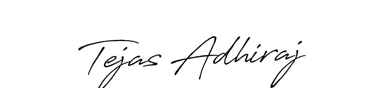 Antro_Vectra_Bolder is a professional signature style that is perfect for those who want to add a touch of class to their signature. It is also a great choice for those who want to make their signature more unique. Get Tejas Adhiraj name to fancy signature for free. Tejas Adhiraj signature style 7 images and pictures png