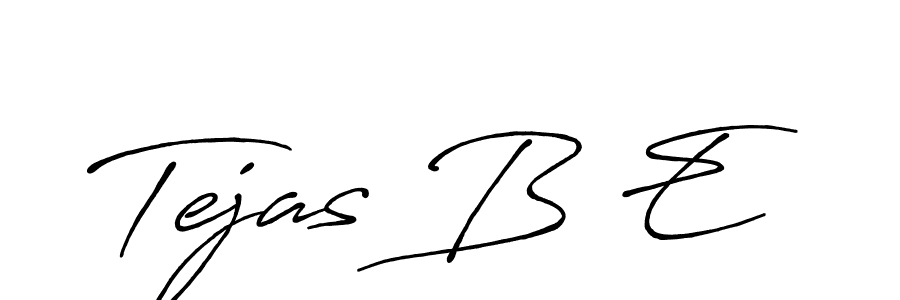 Also we have Tejas B E name is the best signature style. Create professional handwritten signature collection using Antro_Vectra_Bolder autograph style. Tejas B E signature style 7 images and pictures png