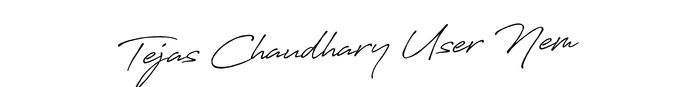 if you are searching for the best signature style for your name Tejas Chaudhary User Nem. so please give up your signature search. here we have designed multiple signature styles  using Antro_Vectra_Bolder. Tejas Chaudhary User Nem signature style 7 images and pictures png