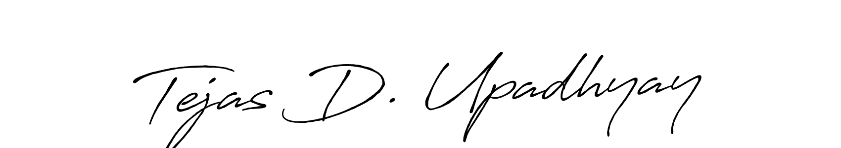 Make a beautiful signature design for name Tejas D. Upadhyay. Use this online signature maker to create a handwritten signature for free. Tejas D. Upadhyay signature style 7 images and pictures png
