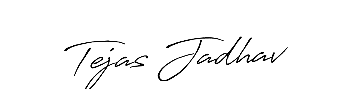 You should practise on your own different ways (Antro_Vectra_Bolder) to write your name (Tejas Jadhav) in signature. don't let someone else do it for you. Tejas Jadhav signature style 7 images and pictures png