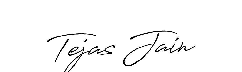 Antro_Vectra_Bolder is a professional signature style that is perfect for those who want to add a touch of class to their signature. It is also a great choice for those who want to make their signature more unique. Get Tejas Jain name to fancy signature for free. Tejas Jain signature style 7 images and pictures png