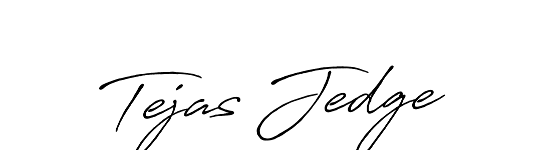 Design your own signature with our free online signature maker. With this signature software, you can create a handwritten (Antro_Vectra_Bolder) signature for name Tejas Jedge. Tejas Jedge signature style 7 images and pictures png