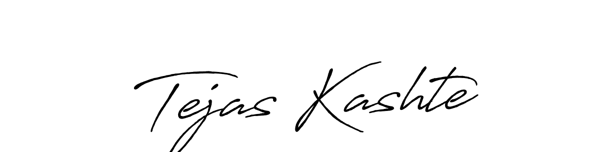 How to make Tejas Kashte signature? Antro_Vectra_Bolder is a professional autograph style. Create handwritten signature for Tejas Kashte name. Tejas Kashte signature style 7 images and pictures png